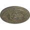Ekena Millwork Vincent Ceiling Medallion (Fits Canopies up to 6"), Hand-Painted Witch Hazel Crackle, 26"OD x 3"P CM26VIWHC - alternate 3